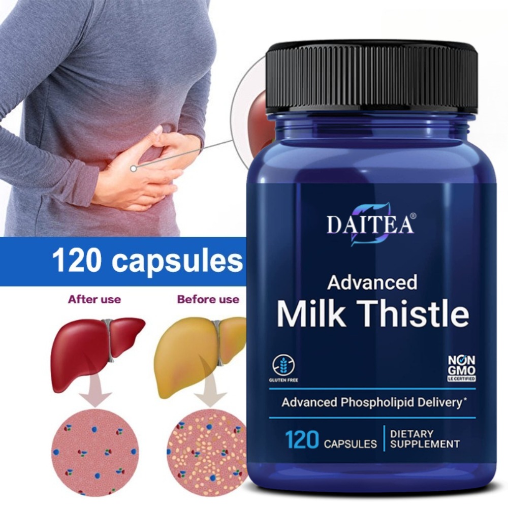 Milk Thistle Silymarin - Усовершенствованный расторопша, силимарин, 120 капсул, добавка